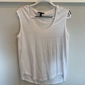 Banana republic. Loose-airy white tank.